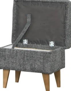 Puf Sewilla (boucle grafit)