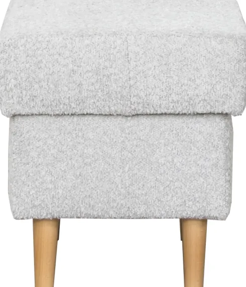 Puf Werina (boucle szary)