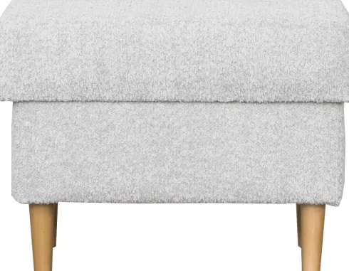 Puf Werina (boucle szary)