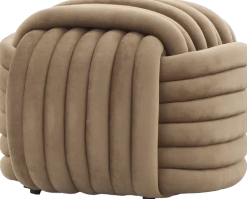 Puf Wool 24 (brąz)