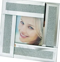 Ramka na zdjęcie szklana Diamento 35 (srebro)