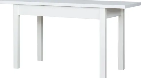 Rozkładany stół kuchenny 116 cm (biały)