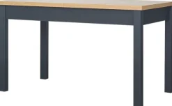 Rozkładany stół kuchenny 116 cm (dąb Soma ciemny/grafit)
