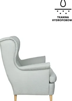 Sofa 2-osobowa Werina (elegantis jasny szary)