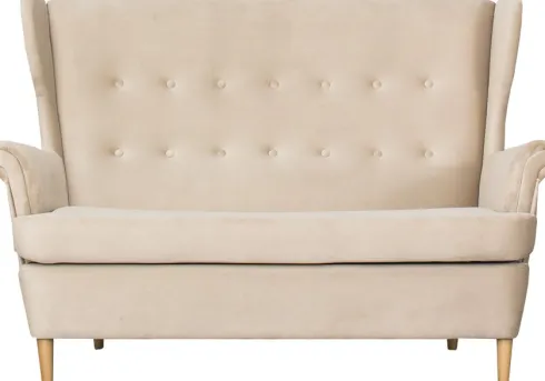 Sofa 2-osobowa Werina (plusz beż)