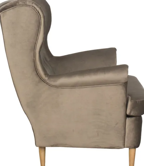 Sofa 2-osobowa Werina (plusz brąz)