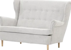 Sofa 2-osobowa Werina (rojal jasny szary)