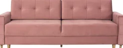 Sofa Paris (plusz brudny róż)
