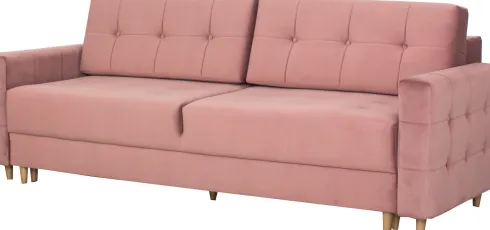 Sofa Paris (plusz brudny róż)