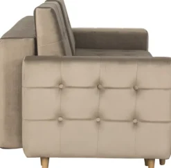 Sofa Paris (plusz brąz)