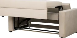Sofa rozkładana Milano (plusz beż)