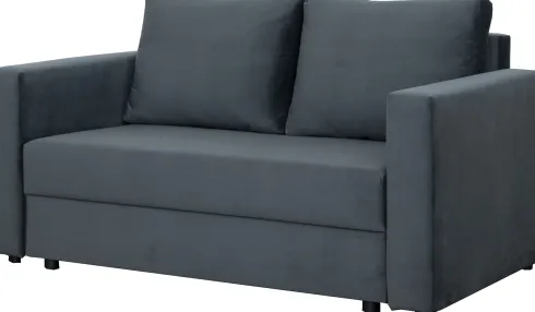 Sofa rozkładana Milano (plusz grafit)