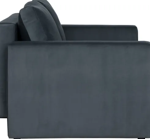 Sofa rozkładana Milano (plusz grafit)