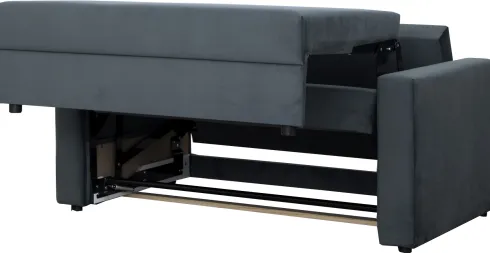 Sofa rozkładana Milano (plusz grafit)