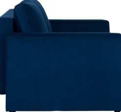 Sofa rozkładana Milano (plusz granat)