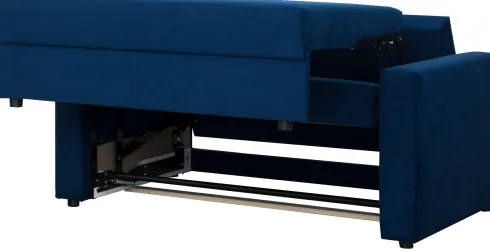 Sofa rozkładana Milano (plusz granat)