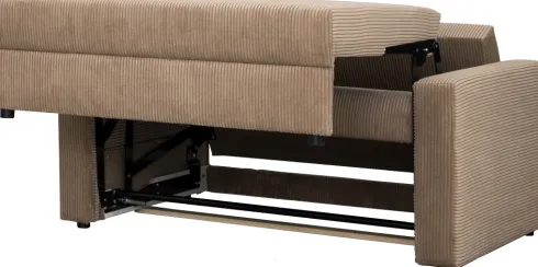Sofa rozkładana Milano (sztruks brąz)