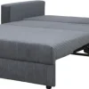 Sofa rozkładana Milano (sztruks grafit)