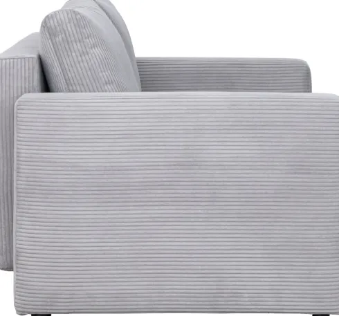 Sofa rozkładana Milano (sztruks szary)