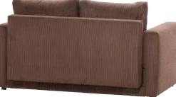 Sofa rozkladana Milano (sztruks czekoladowy brąz)