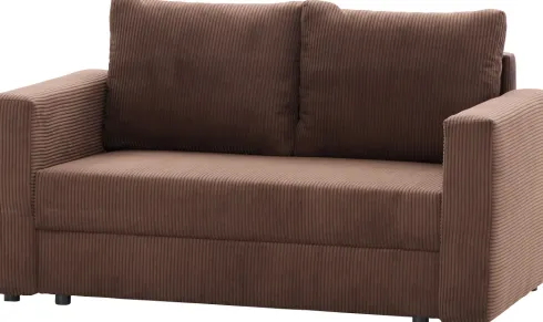 Sofa rozkladana Milano (sztruks czekoladowy brąz)