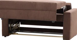 Sofa rozkladana Milano (sztruks czekoladowy brąz)