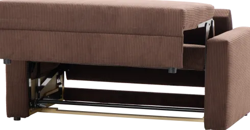 Sofa rozkladana Milano (sztruks czekoladowy brąz)
