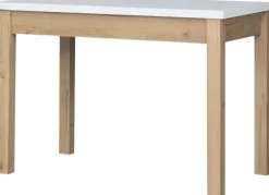 Stół kuchenny 110 cm (biały/dąb Soma ciemny)
