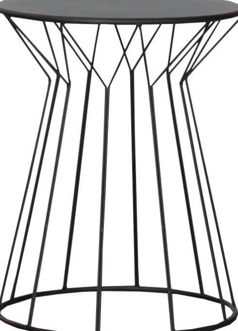 Stolik metalowy Ravia 12 (czarny)