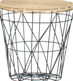 Stolik metalowy Tasso 9 (czarny)