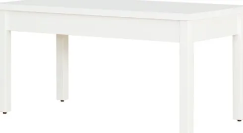 Stolik prostokątny pełny 120cm (biały)