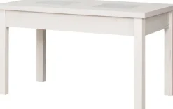 Stolik prostokątny ze szkłem 100cm (dąb Soma perłowy)