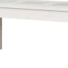Stolik prostokątny ze szkłem 120cm (dąb Soma perłowy)