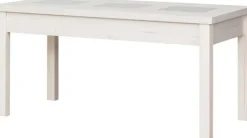 Stolik prostokątny ze szkłem 120cm (dąb Soma perłowy)