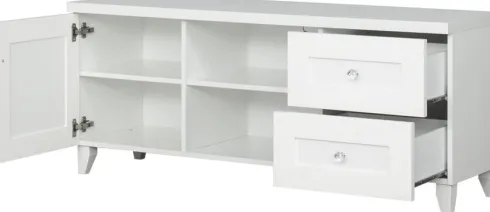 Stolik RTV 138 cm Majorka (biały)