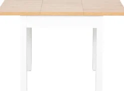 Stół rozkładany 79x80-120x80 (dąb Soma ciemny/białe)