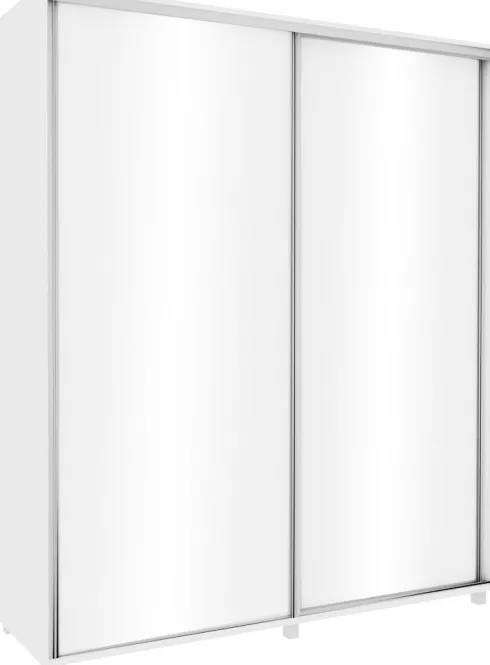 Szafa przesuwna 180 cm (biały połysk)