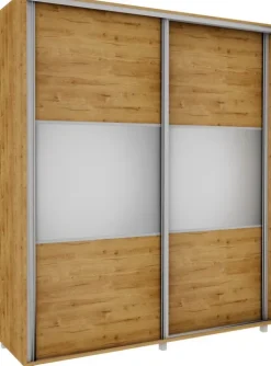 Szafa przesuwna 180 cm (dąb Soma ciemny)
