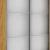 Szafa przesuwna 3xlustra 150cm (dąb Soma ciemny)