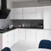 Szafka 30 dolna lewa Kampara (Biały lakier/Biały)