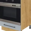 Szafka 60 dolna zabudowa piekarnika Monia z Easy Box (szary/dąb Soma ciemny)