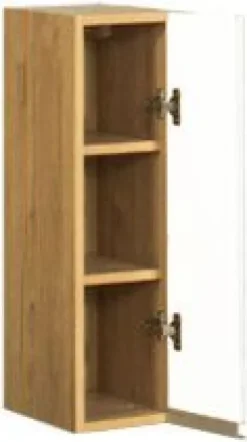 Szafka 20 górna prawa Monia (biały połysk/dąb Soma ciemny)