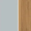 Szafka 20 górna prawa wysoka półki Monia 100cm (szary/dąb Soma ciemny)