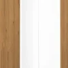 Szafka narożna górna (litera L) Kampara (Biały lakier/dąb Soma ciemny) 100cm