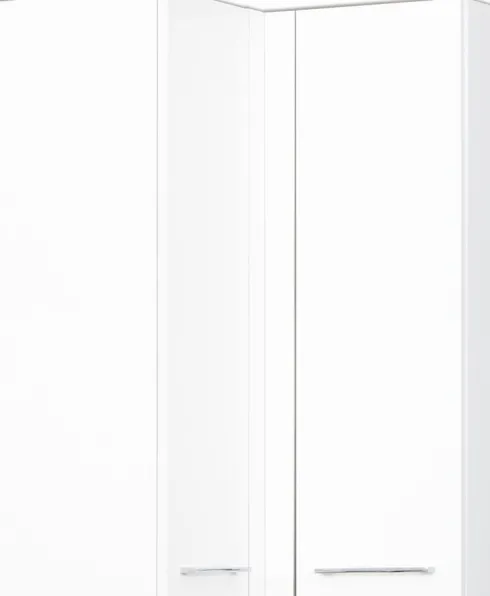 Szafka narożna górna (litera L) Loara 100 cm (biały połysk)