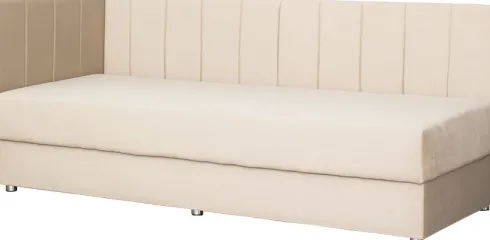Tapczan Manilla lewy (plusz beż)