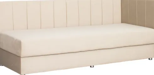Tapczan Manilla prawy (plusz beż)