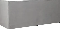 Tapczan Manilla prawy (plusz srebrzysty)