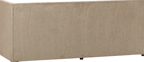 Tapczan Manilla prawy (rojal latte)