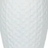 Wazon ceramiczny Konti 26 (biały/złoty)